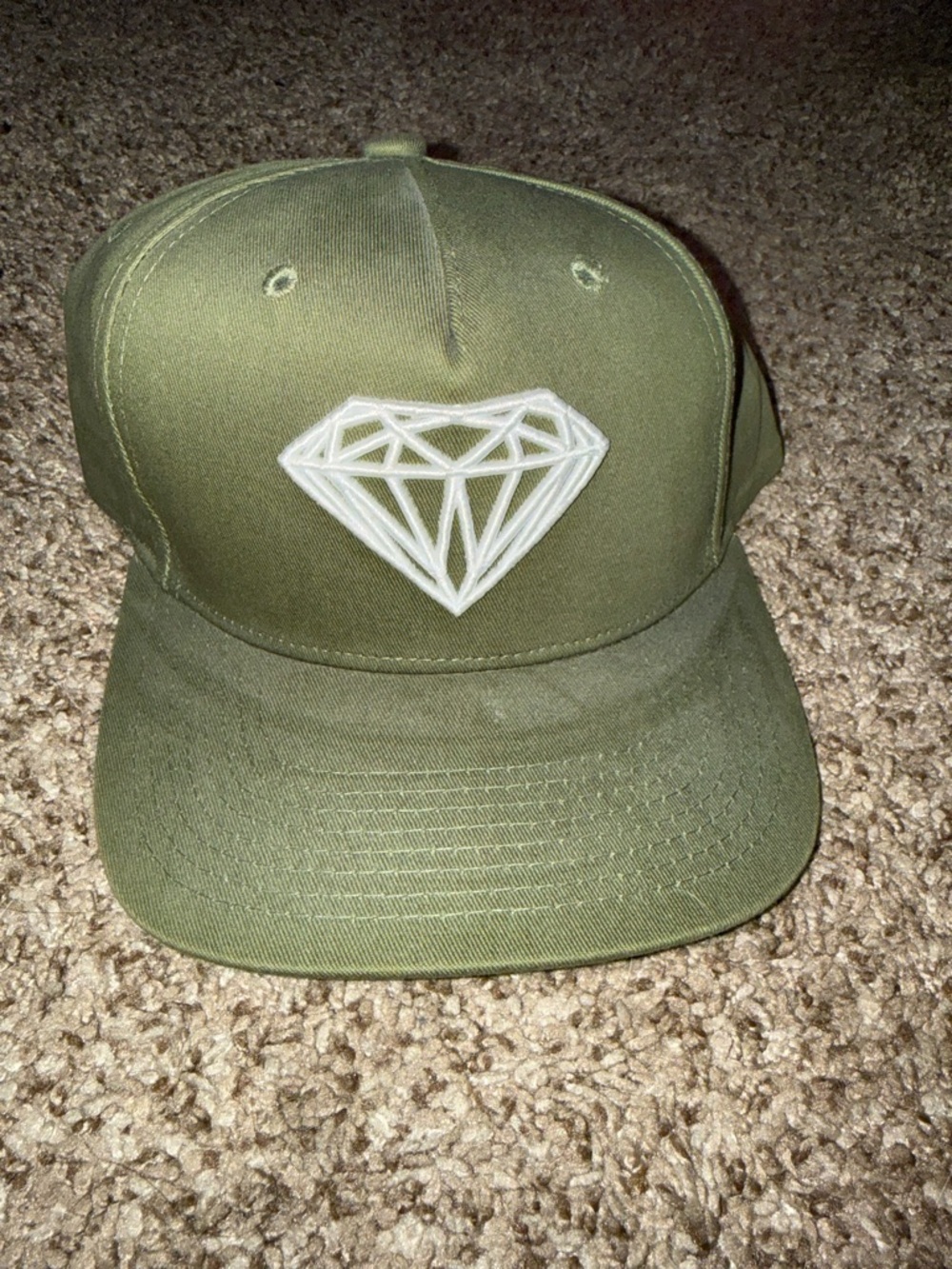 Diamond Supply Co. Olive Green Snapback
